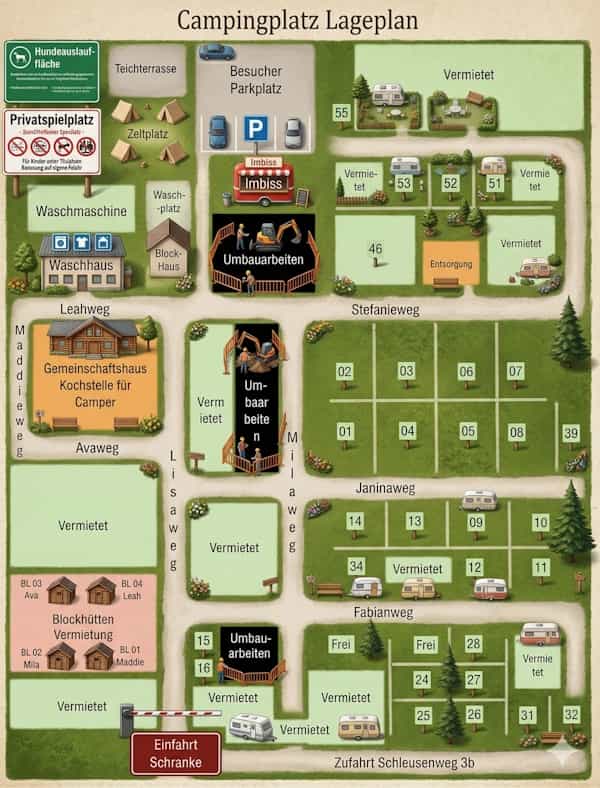 Platzplan